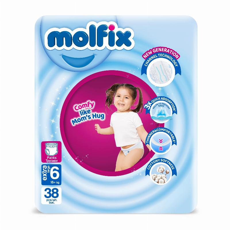 MOLFIX Трусики "6" e.large 15+ кг JUMBO 38 шт//3